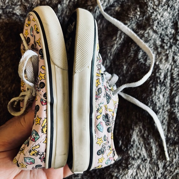 Vans Mario Kart Game Over Toddler Sneakers Sz 6.5 - Picture 7 of 9